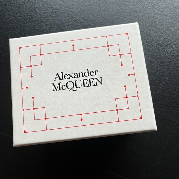 NWT Alexander McQueen Molten Chain Cuff Bracelet Silver Sz Small - Picture 3 of 16